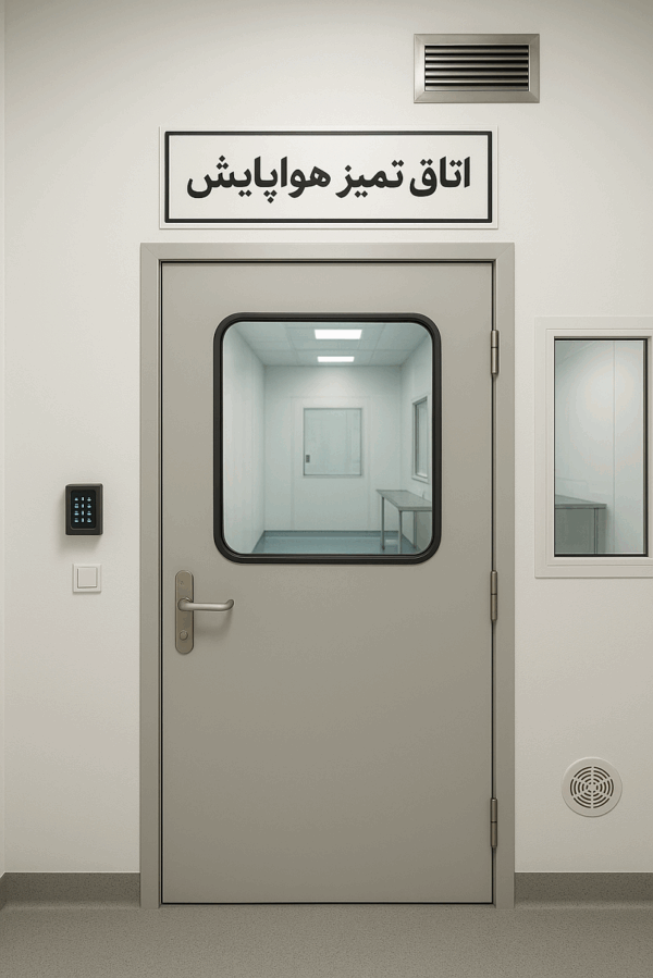 درب اتاق تمیز